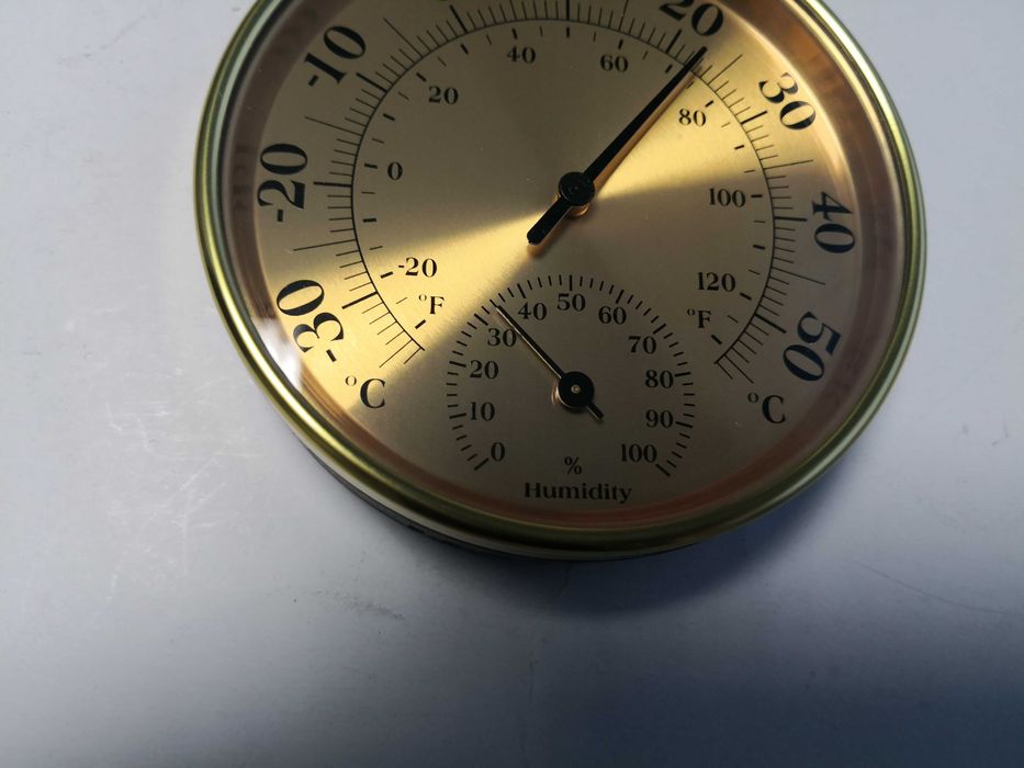 Termometru cu higrometru analog