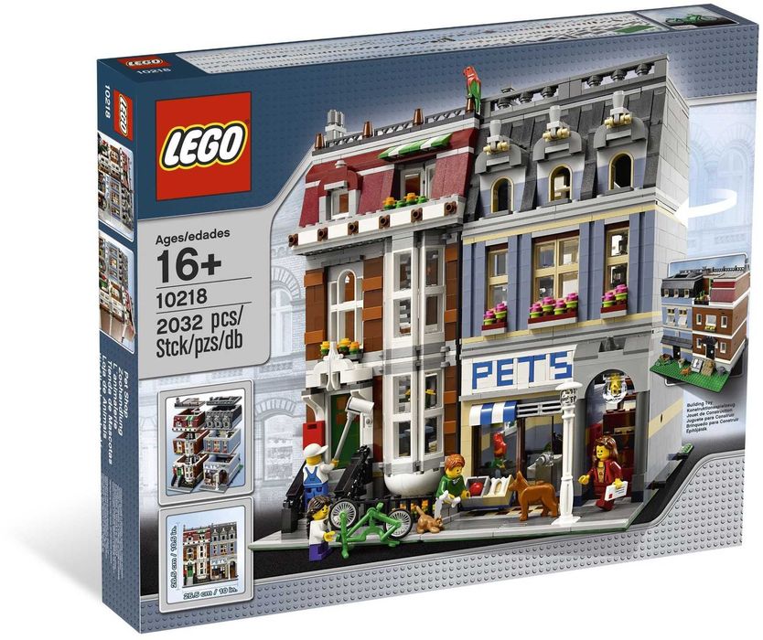 Lego 10218 Pet Shop, original [Complet, Montat, ca nou]