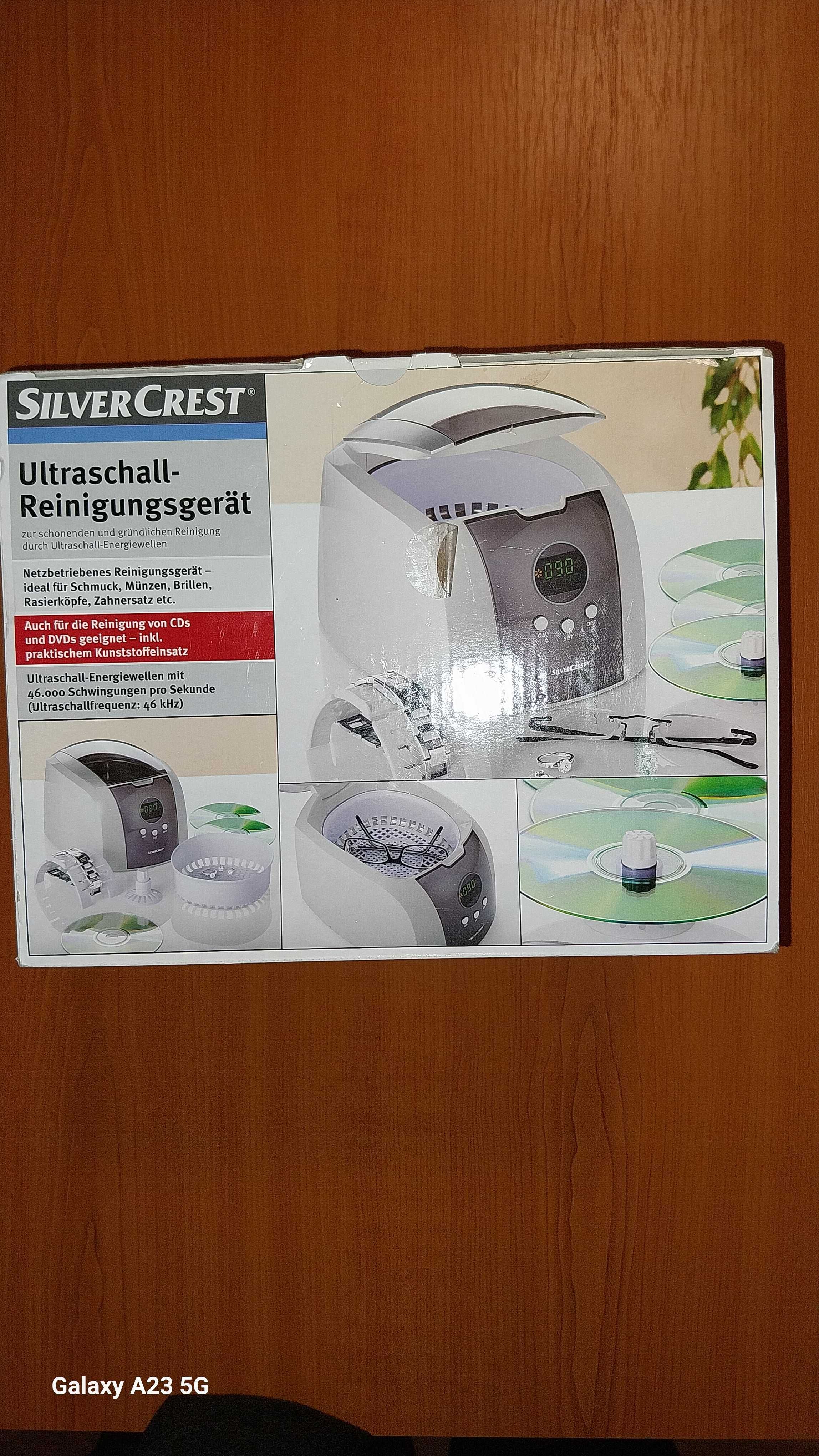 Aparat  nou de curatat cu ultrasunete SilverCrest model SUR 46 A1