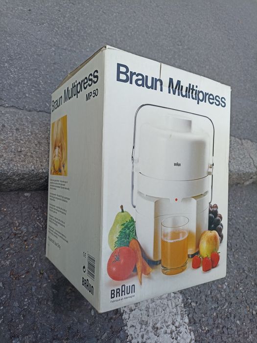 BraunMultipress-MP50, juicer(storcător fructe/legume)folosit o data.