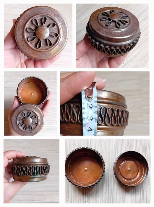 Медна кутийка, ибрик, захарник, коктиери