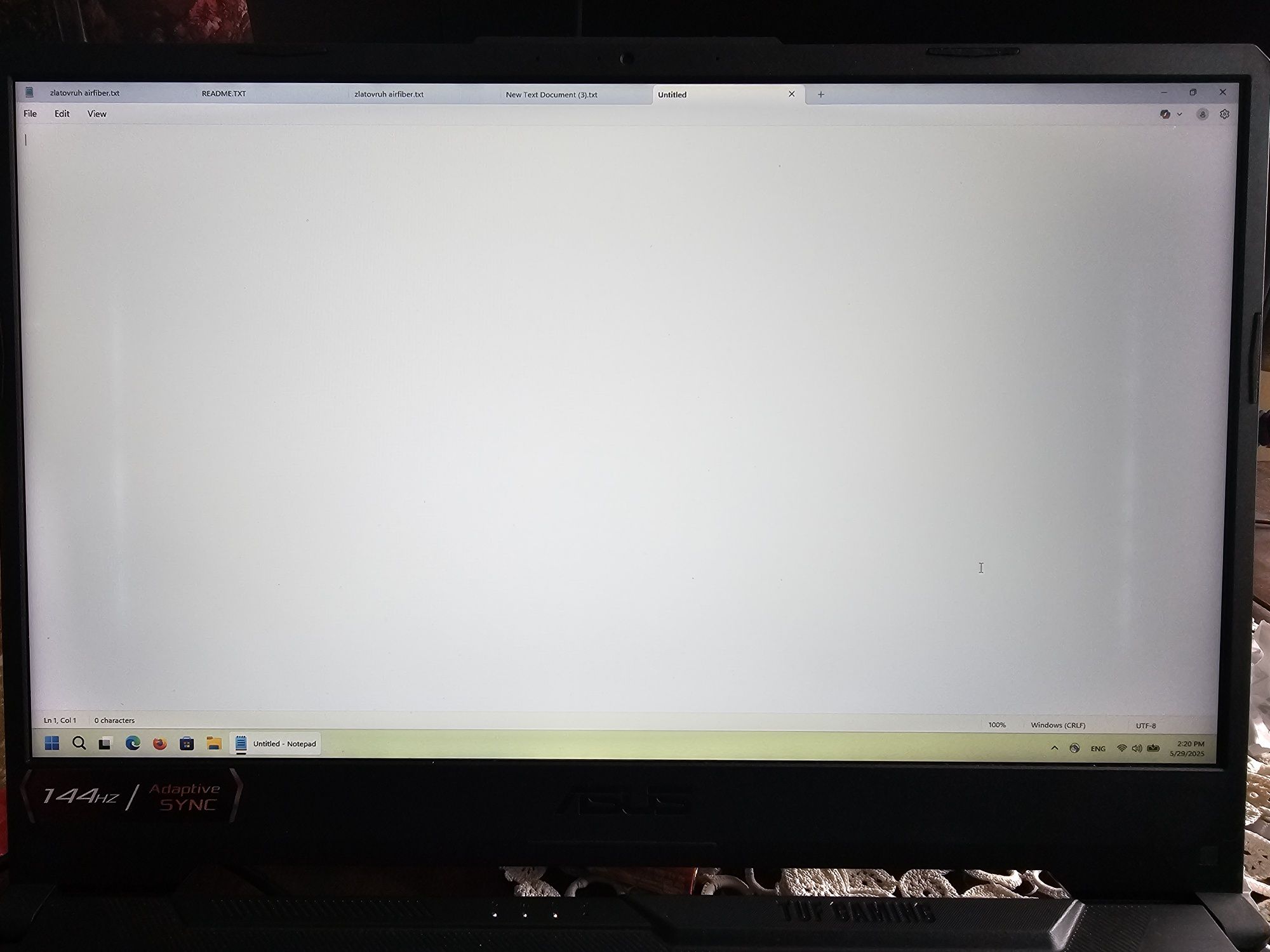 Геймърски лаптоп Asus TUF GAMING F15
