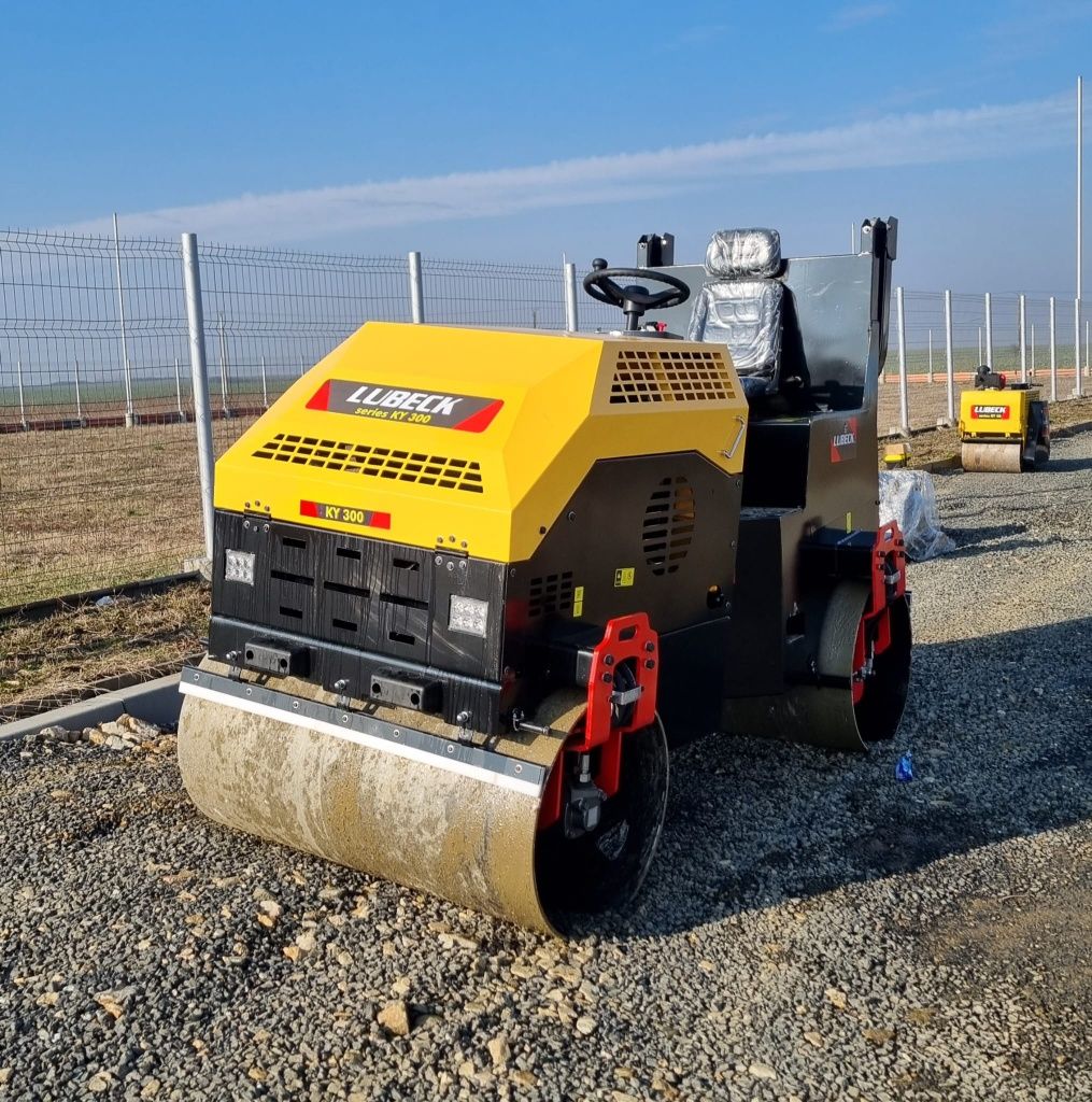 Cilindru Compactor 3t~ Lubeck KY 300~ Nou. Garanție 2 ani