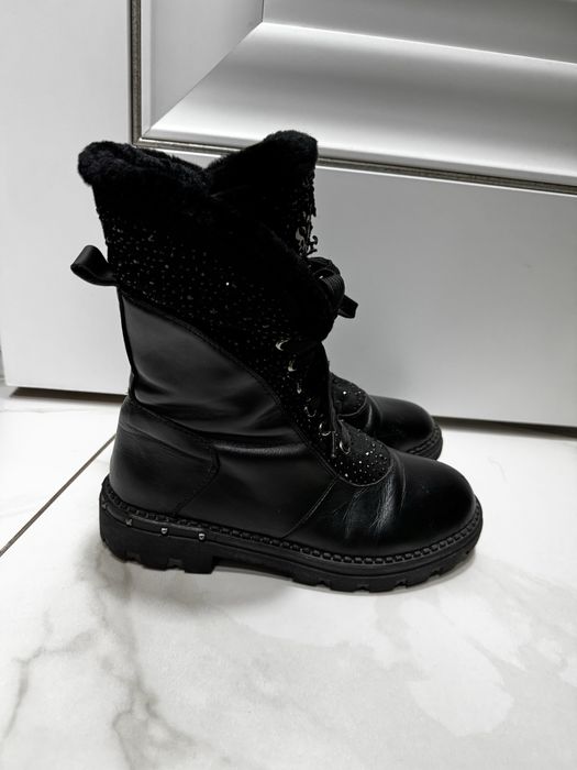 Ботинки для девочки теплые