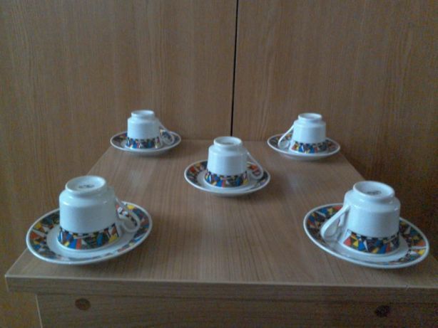 Ceşti de cafea - 5 + 5 piese - 110 ml.