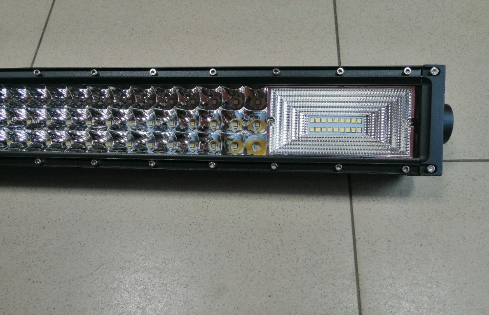 7D "TRIPLE ROW" LED BAR с усилени диоди