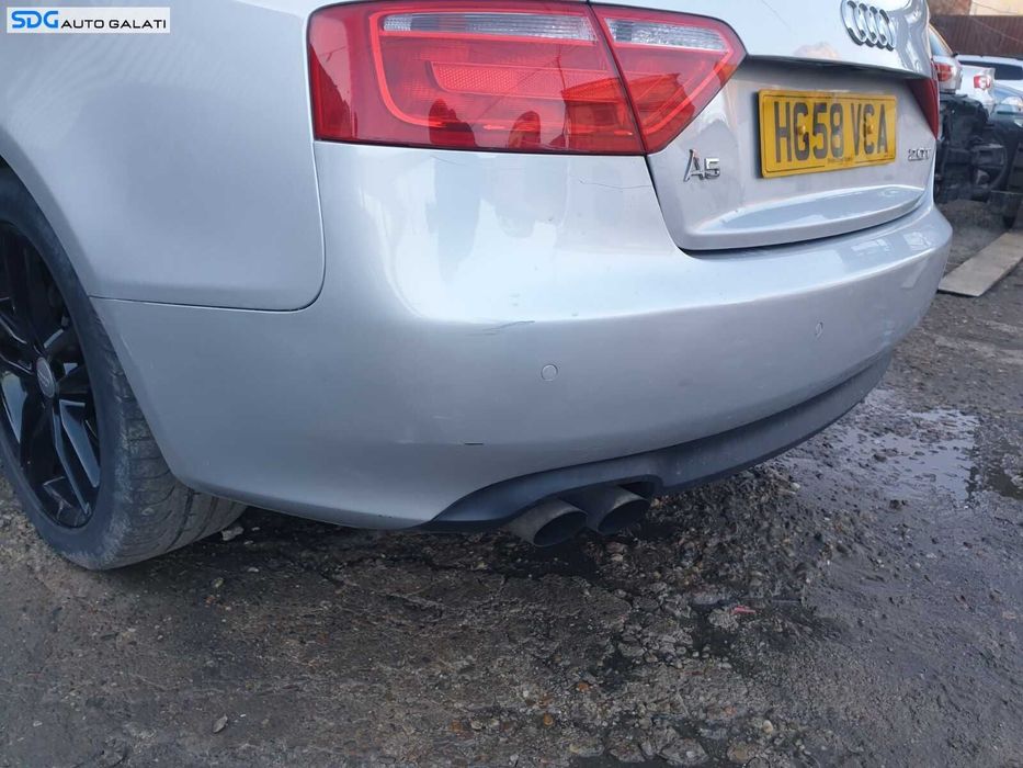 Bara Spoiler Spate cu Locaș Senzori Parcare Audi A5 Sportback Sline S-Line 2008 - 2011 Culoare LX7W [C3046]