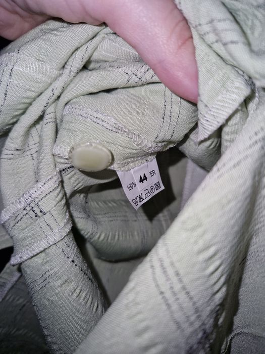 Set vintage cămașă + pantaloni verde deschis Revival Style