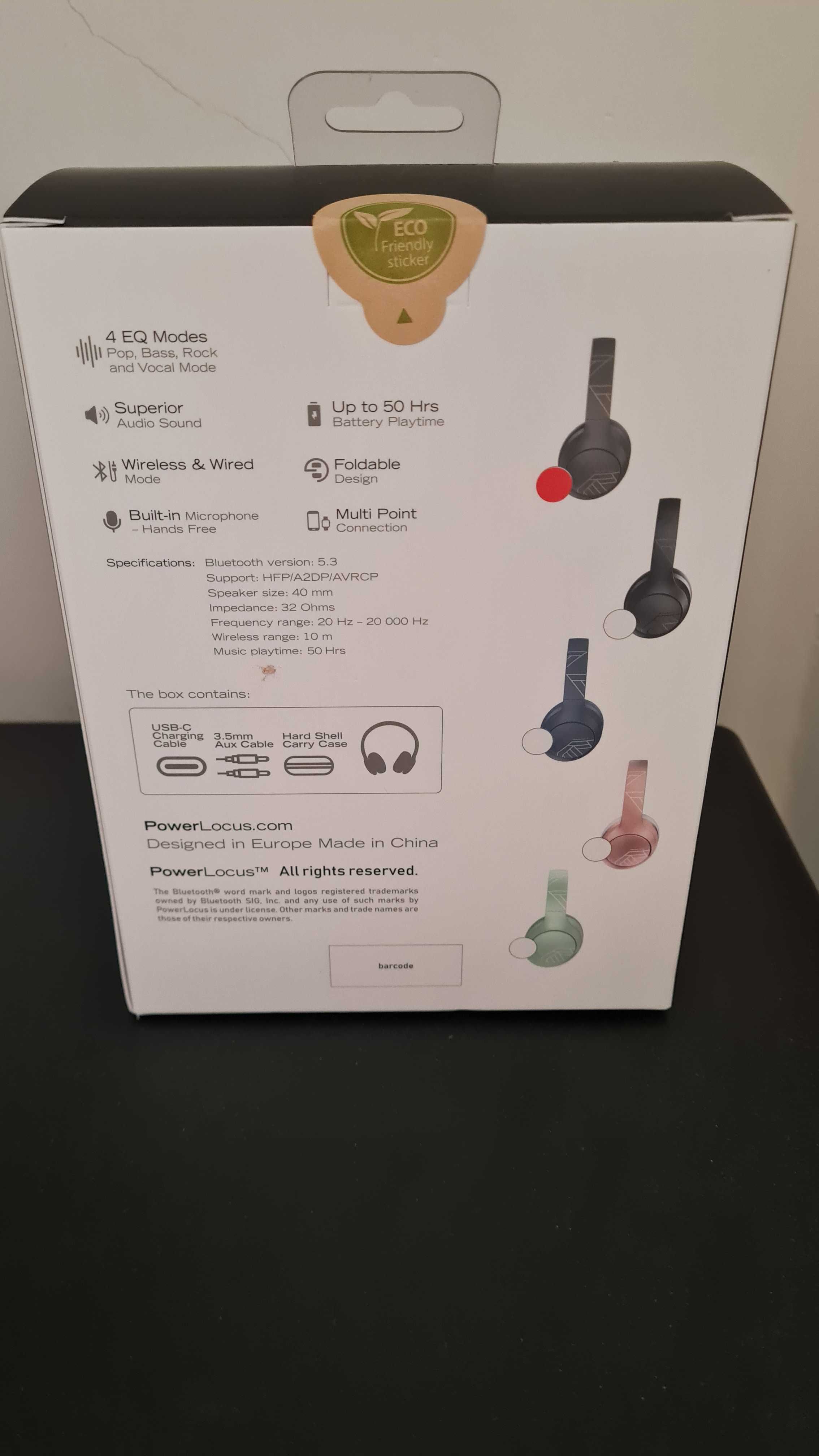 продавам чисто нови  безжични слушалки PowerLocus P3