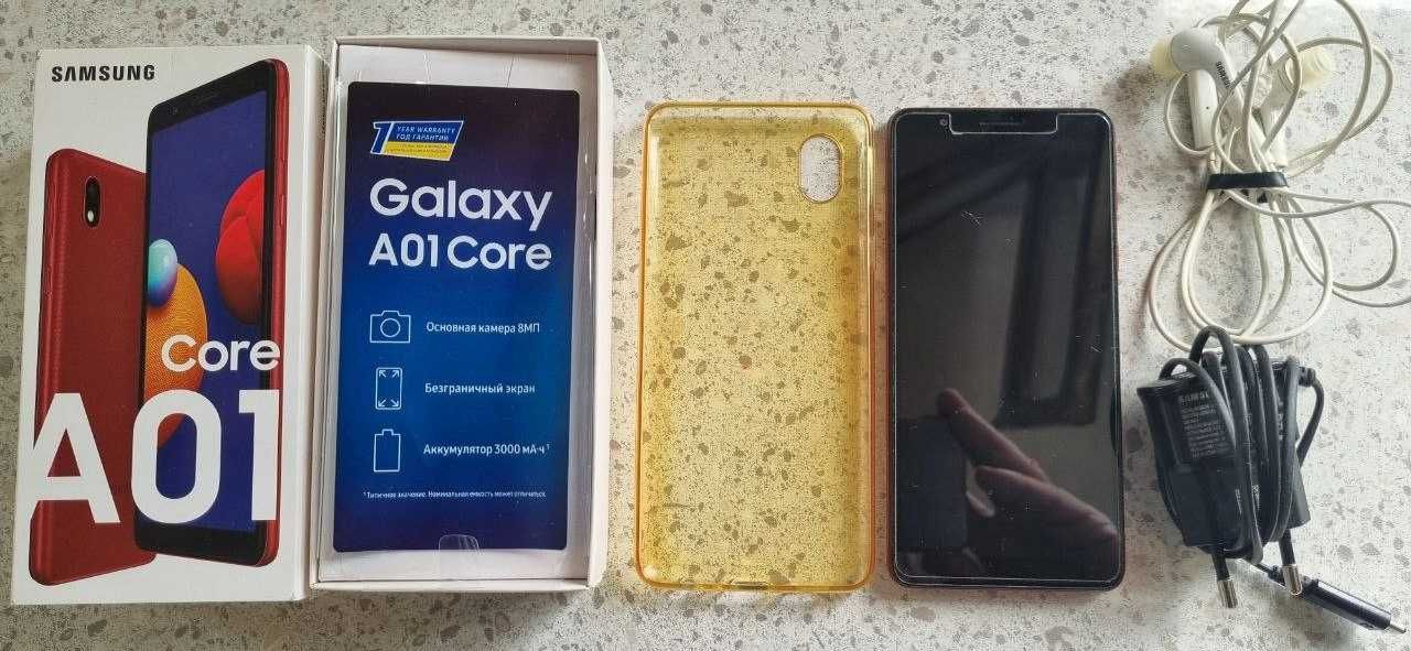 SAMSUNG A01 Core 2 SIM,korobka dokumenti bor.