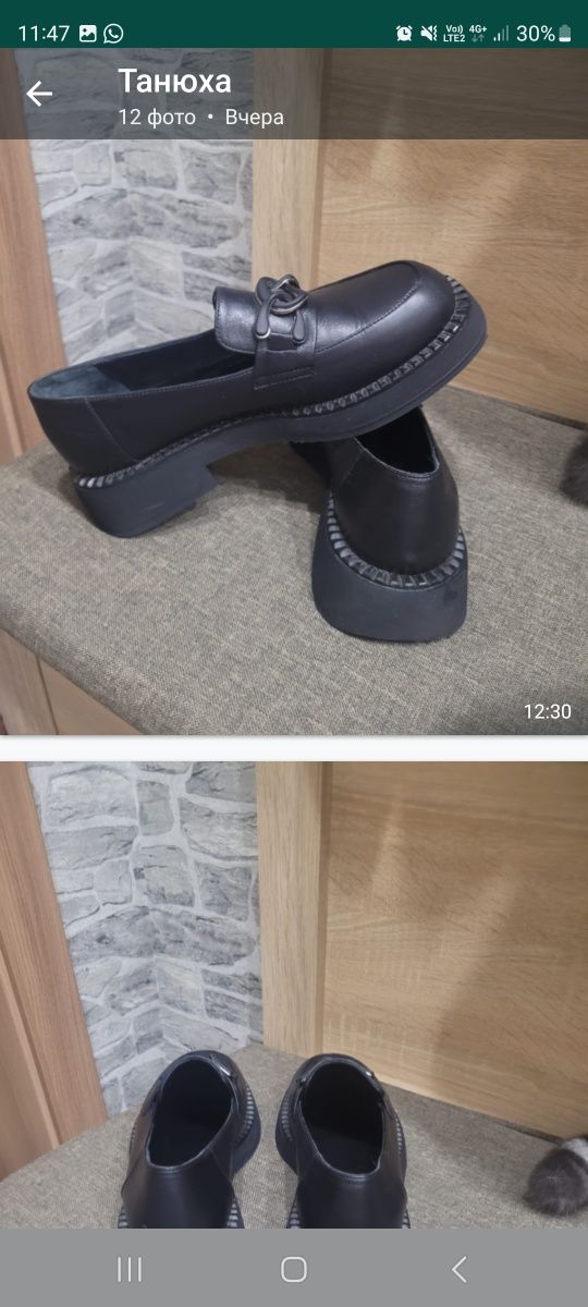Продам женские ботинки и лоферы