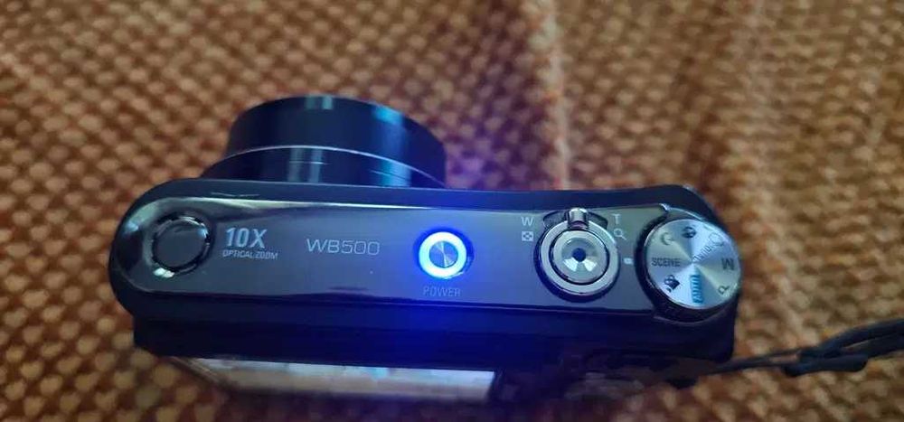 Aparat foto digital Samsung WB500, 10.2Mp, Negru