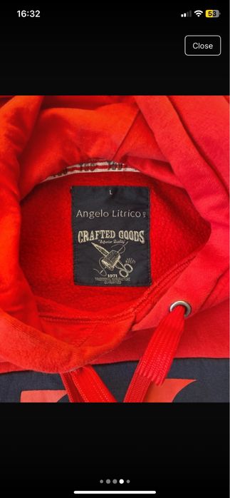 Angelo Litricon hanorac bluza L - rosu hoodie red