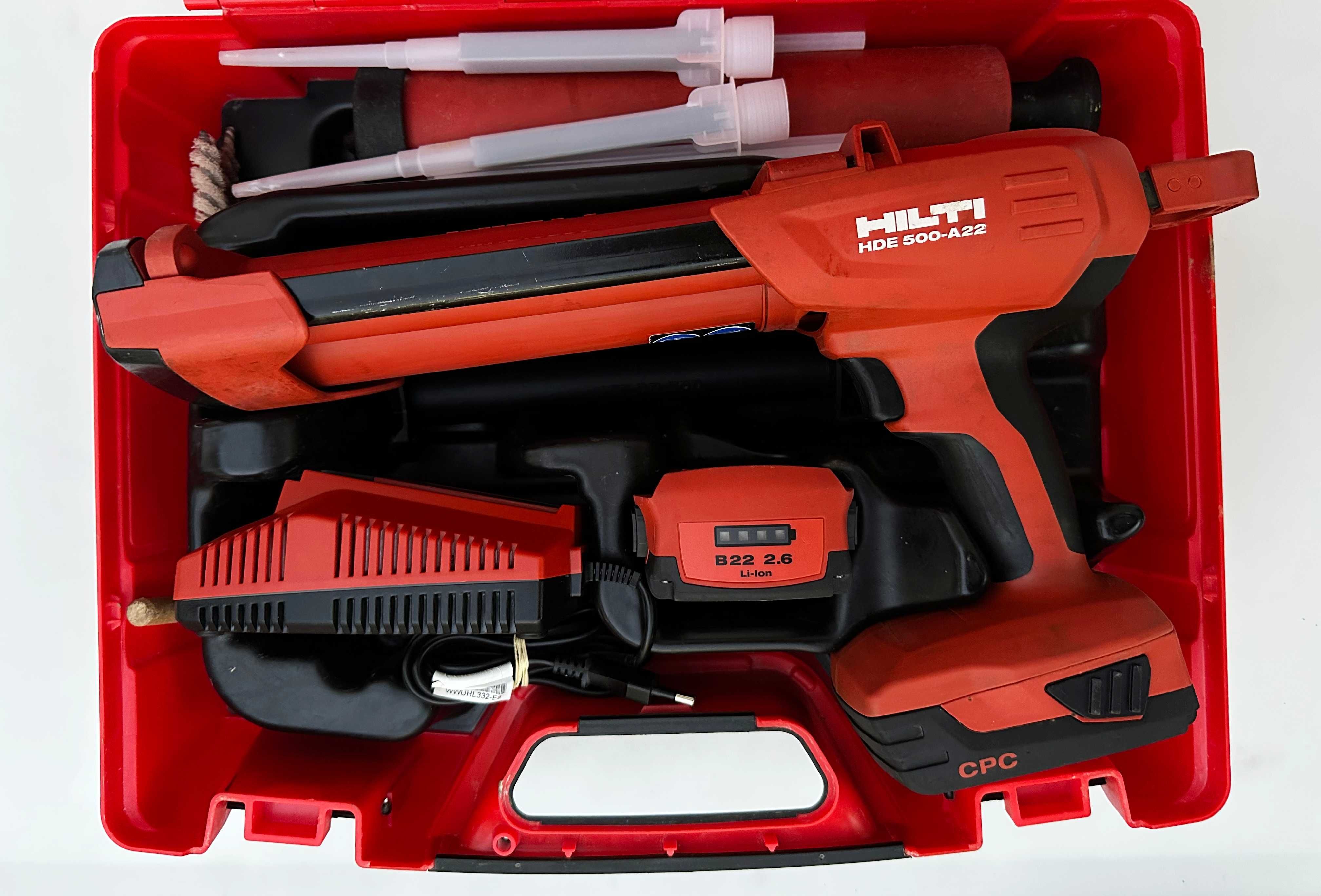 Hilti HDE 500-A22 - Акумулаторен уред за двукомпонентно лепило отличен