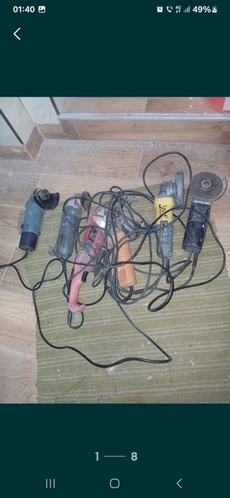 Polizor unghiular defect