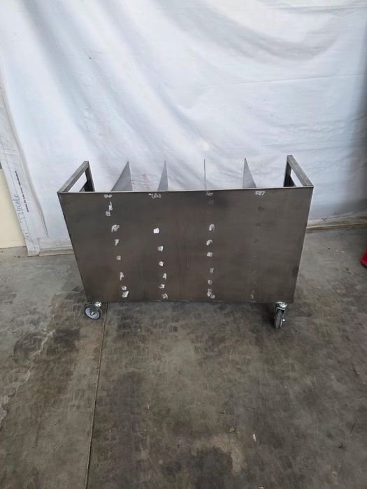 Немска количка за чували от неръждаема стомана