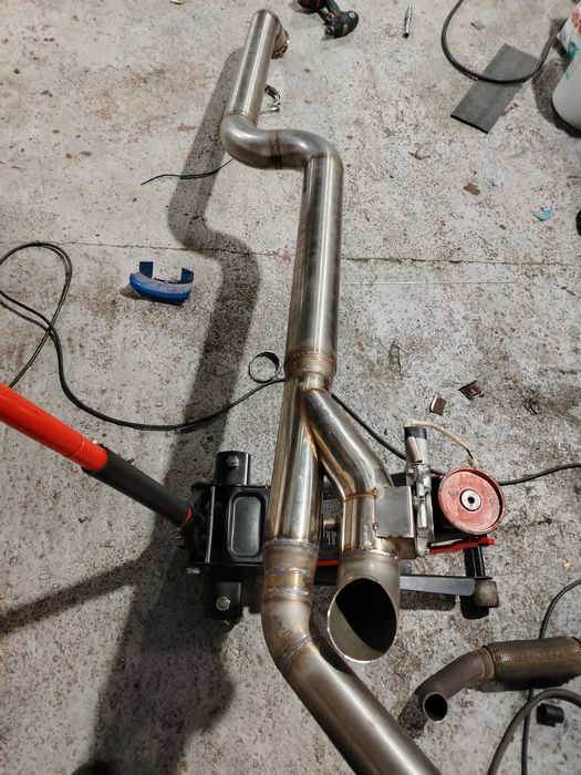 Evacuare bmw M57 89mm Cu clapeta