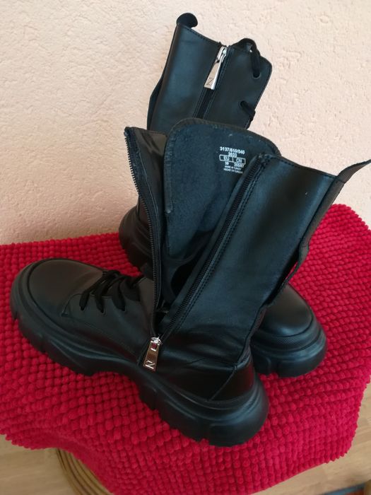 Ghete Zara nr 39 piele naturala