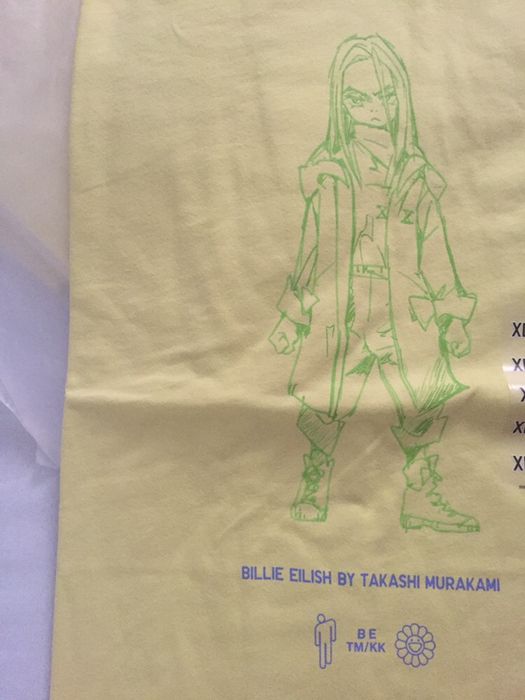 Tricou Uniqlo x Takashi Murakami x Billi Eilish