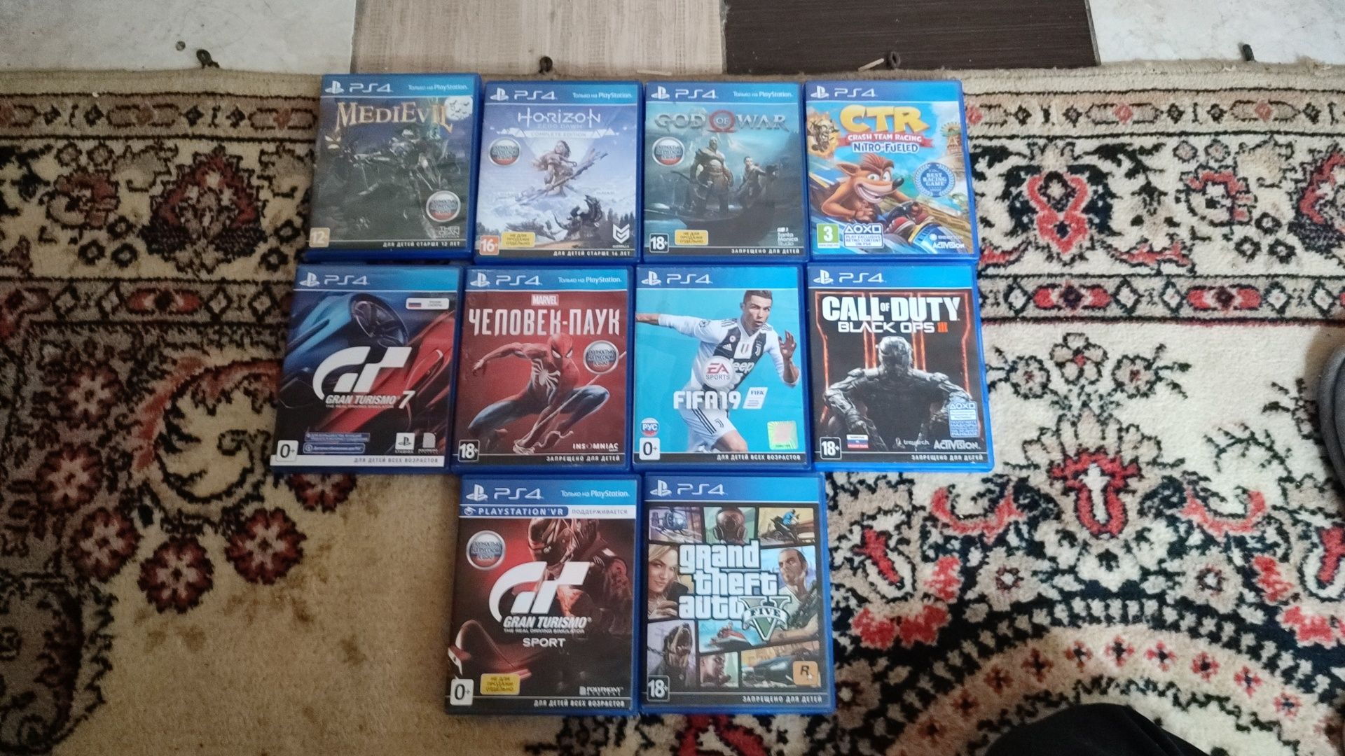 диски по 3900 PS4