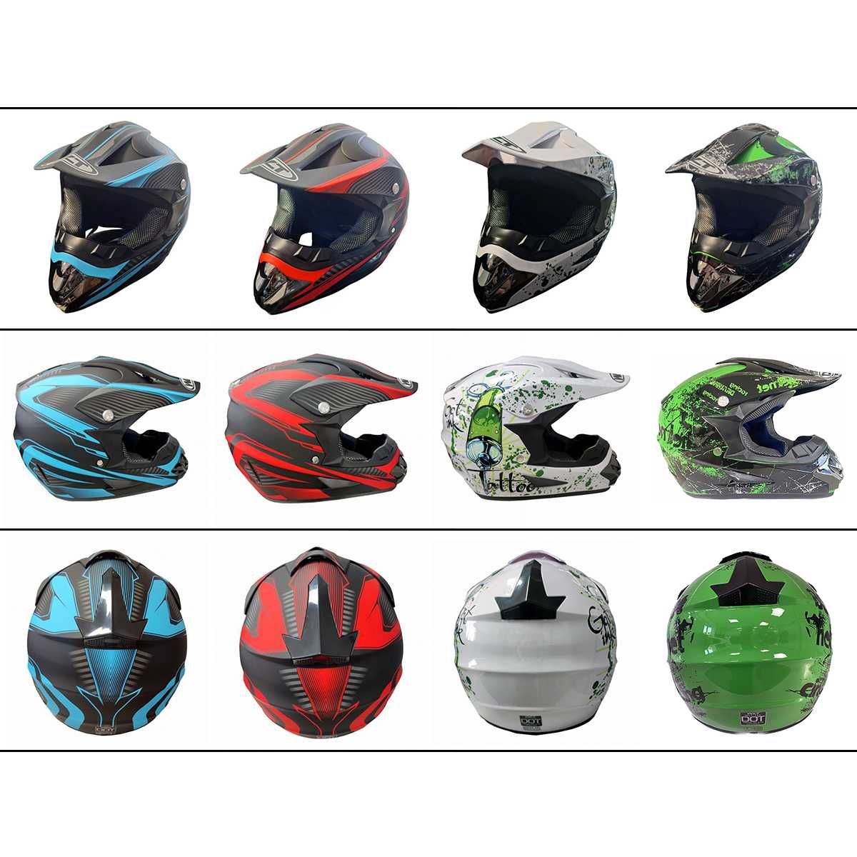 Детска кросова каска SPARK, Full Face, DOT, Размери: XXS; XS; S; M;