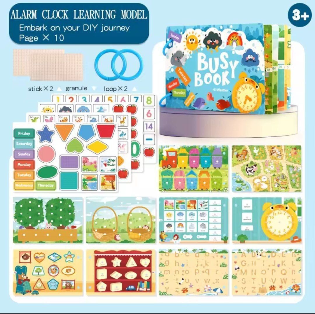 Mini busy book bolalar uchun