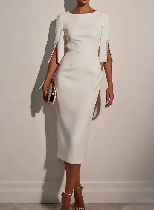 Платье нарядная белая