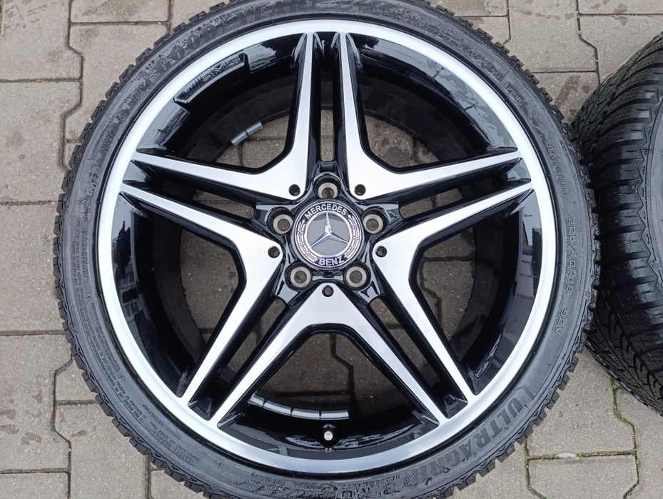 Două jante originale AMG Mercedes A class W 176  18'' la bucată noi.
