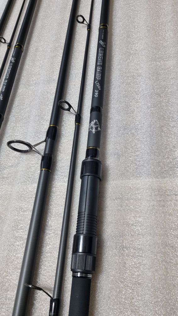 SET 4 Lansete FL LEGEND CARP 3.90 m 3.75 Lbs 3 tronsoane Model nou