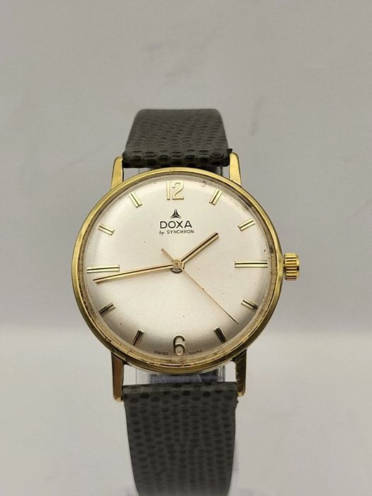 DOXA by Synchron Cal. ETA 2750 CEAS Swiss Made Gold Plated 34mm