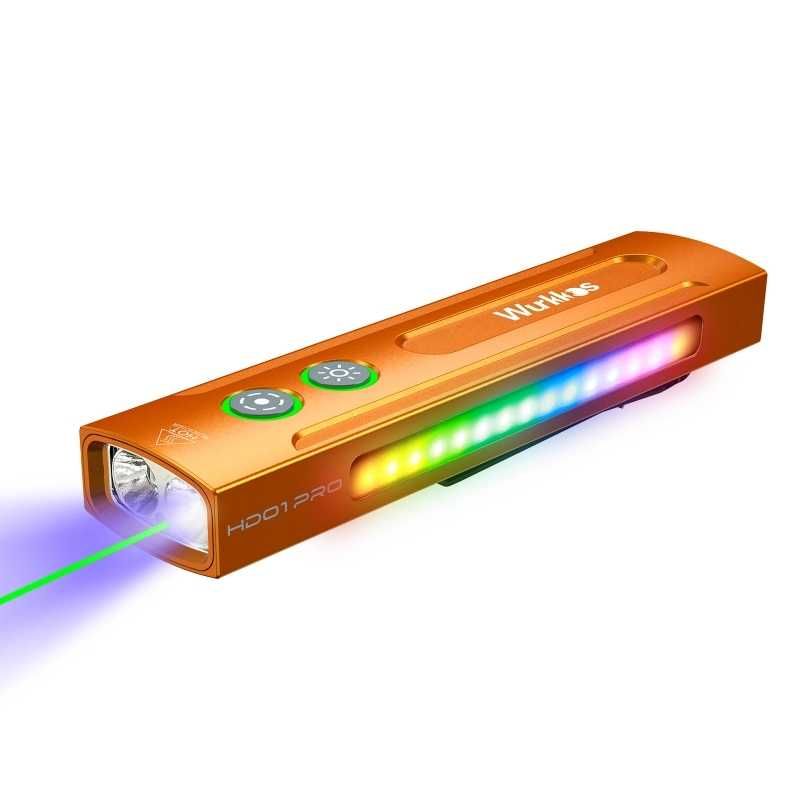 Wurkkos HD01 PRO – incarcare  USB Type-C -Multifunctional