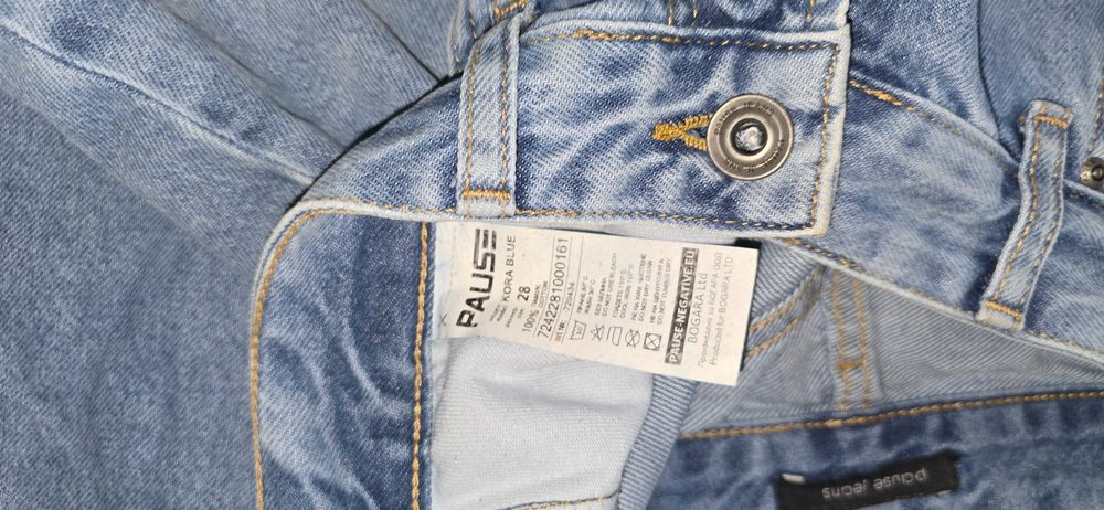 Продавам 2 чифта чисто нови дънки Pause Jeans, номер 28