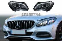 Faruri Full Multibeam LED Mercedes C-Class W205 S205 (2014-2018) LHD