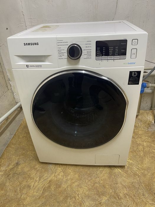 Стиральная машина samsung eco bubble. Отжим дұрыс жасамайды.