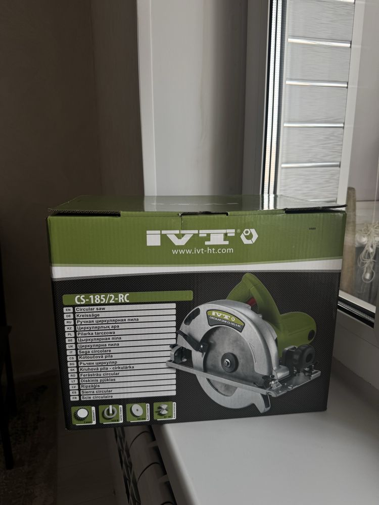 Продам новую ручную циркулярную пилу IVT CS-185/2-RC