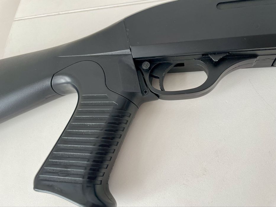 pușcă airsoft tip shotgun cu pompa, BB, bile, arma, pusca