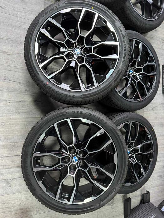 Set Roti Complet BMW X5 G05 X6 G06 R 21 315 35 R21 275 40 R21 Iarna
