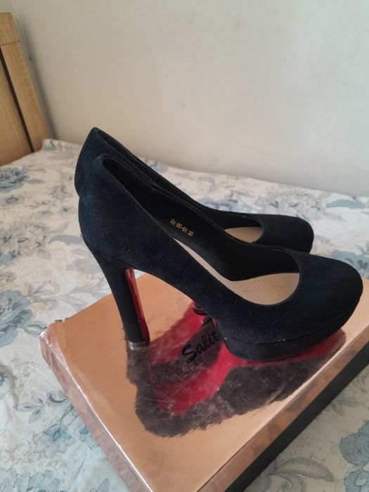 Замша туфли 39размер