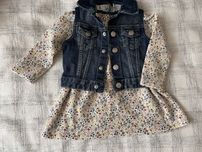 Рокля Zara и елек H&M за бебе