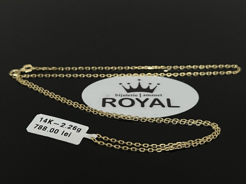 Bijuteria Royal CB : Lant aur 14k 2,26 grame