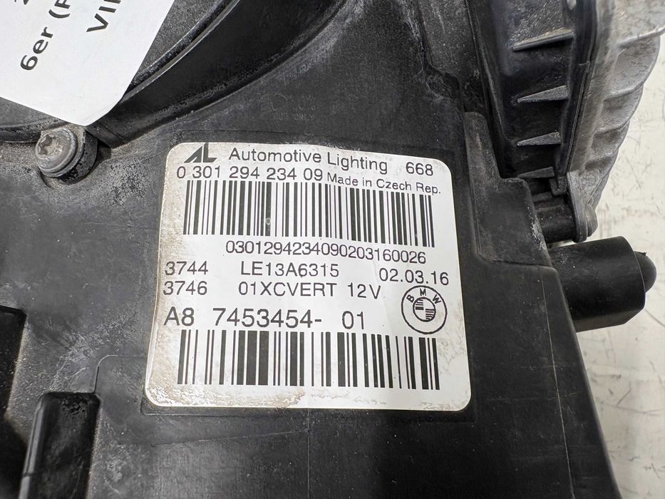 Десен фар Адаптивен Лед БМВ Ф06 Ф12 Ф13 Фейслифт