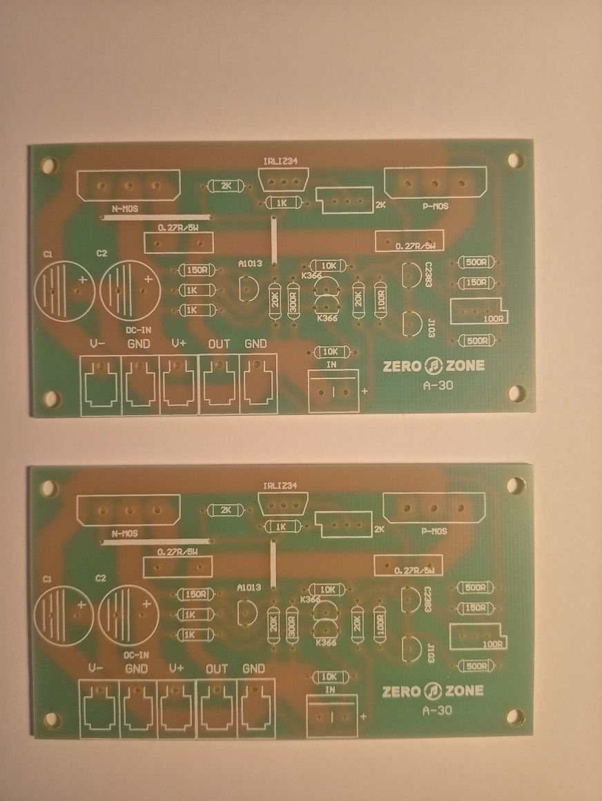 Cablaje amplificator audio clasa A