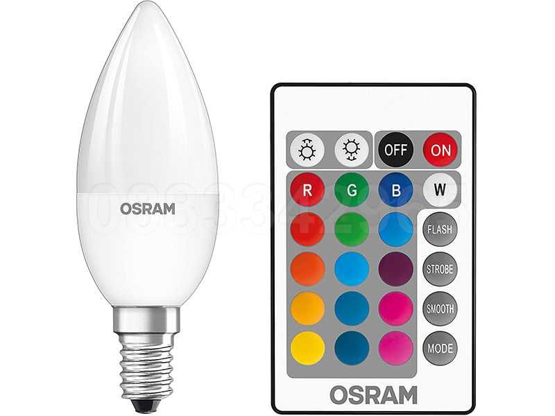 НОВИ! Osram LED крушки с дистанционно димируема Е14