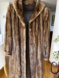 Дълго палто от норка L размер