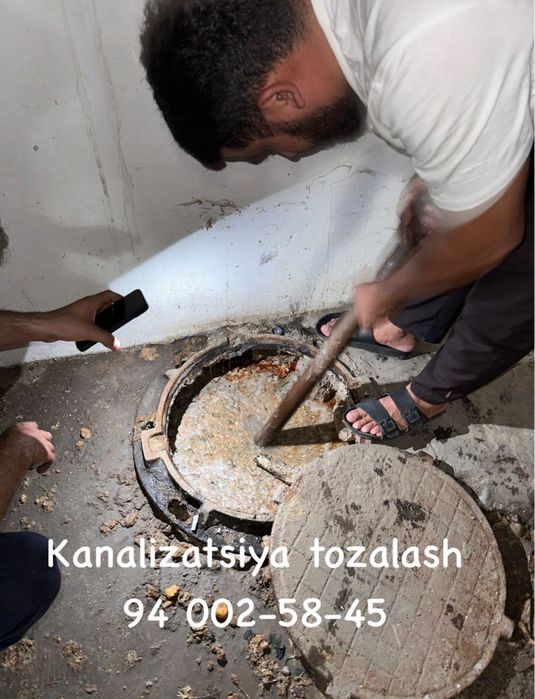 kanalizatsiya tozalash 24/7 ishlimz канализация
