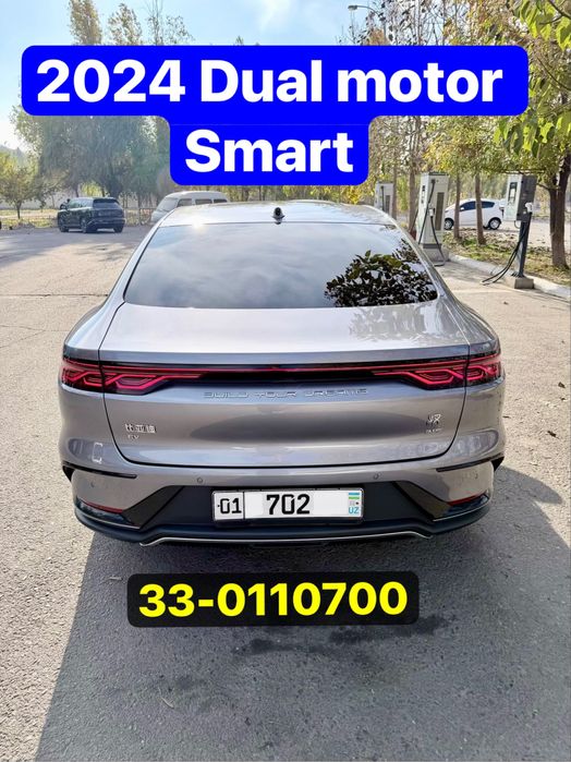 Byd han dual motor 3.9s. 2024 йил. Глорй эдишн. Смарт. Ўзимики мошина