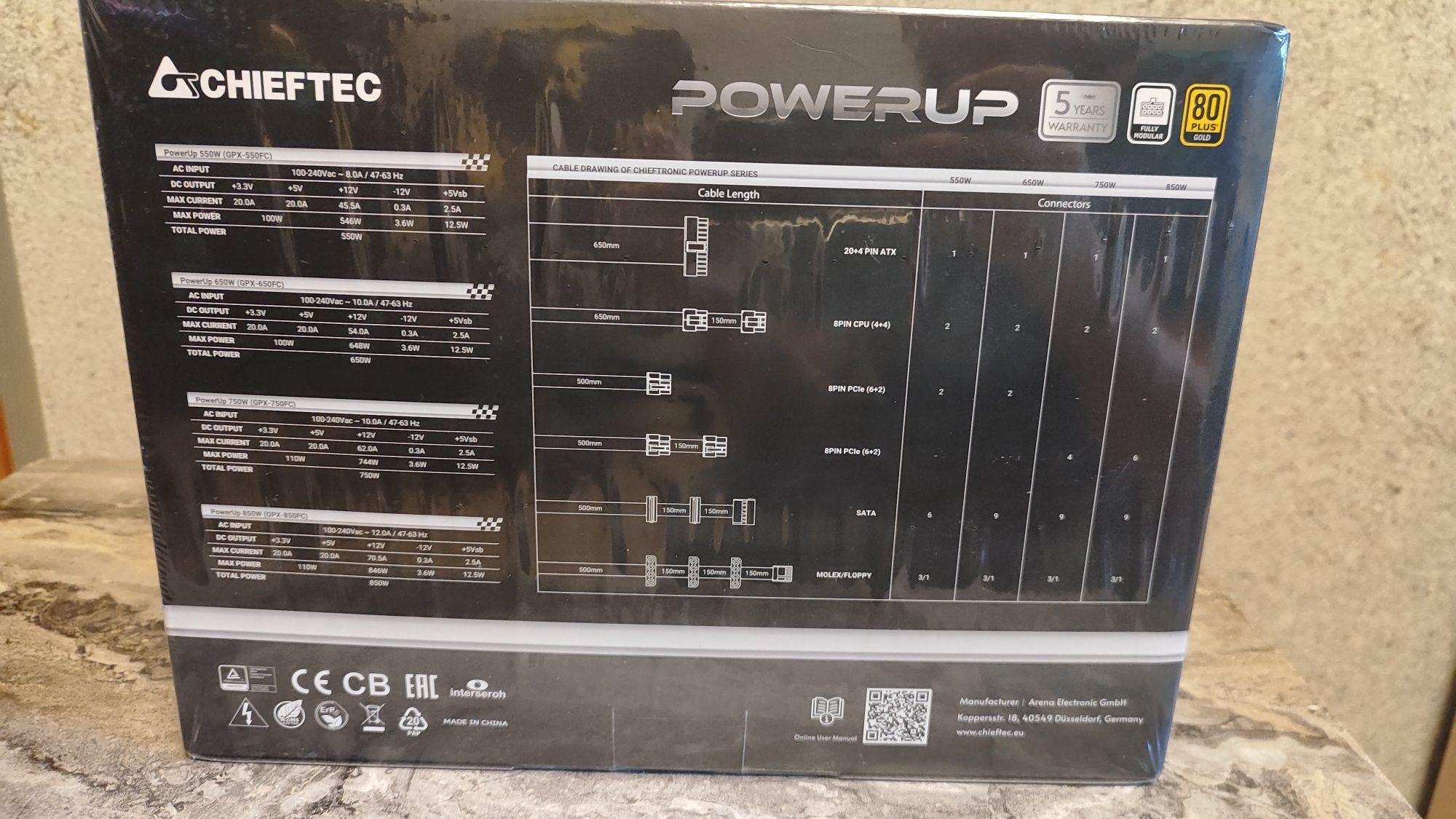 Chieftronic Powerup GPX-750FC 750W