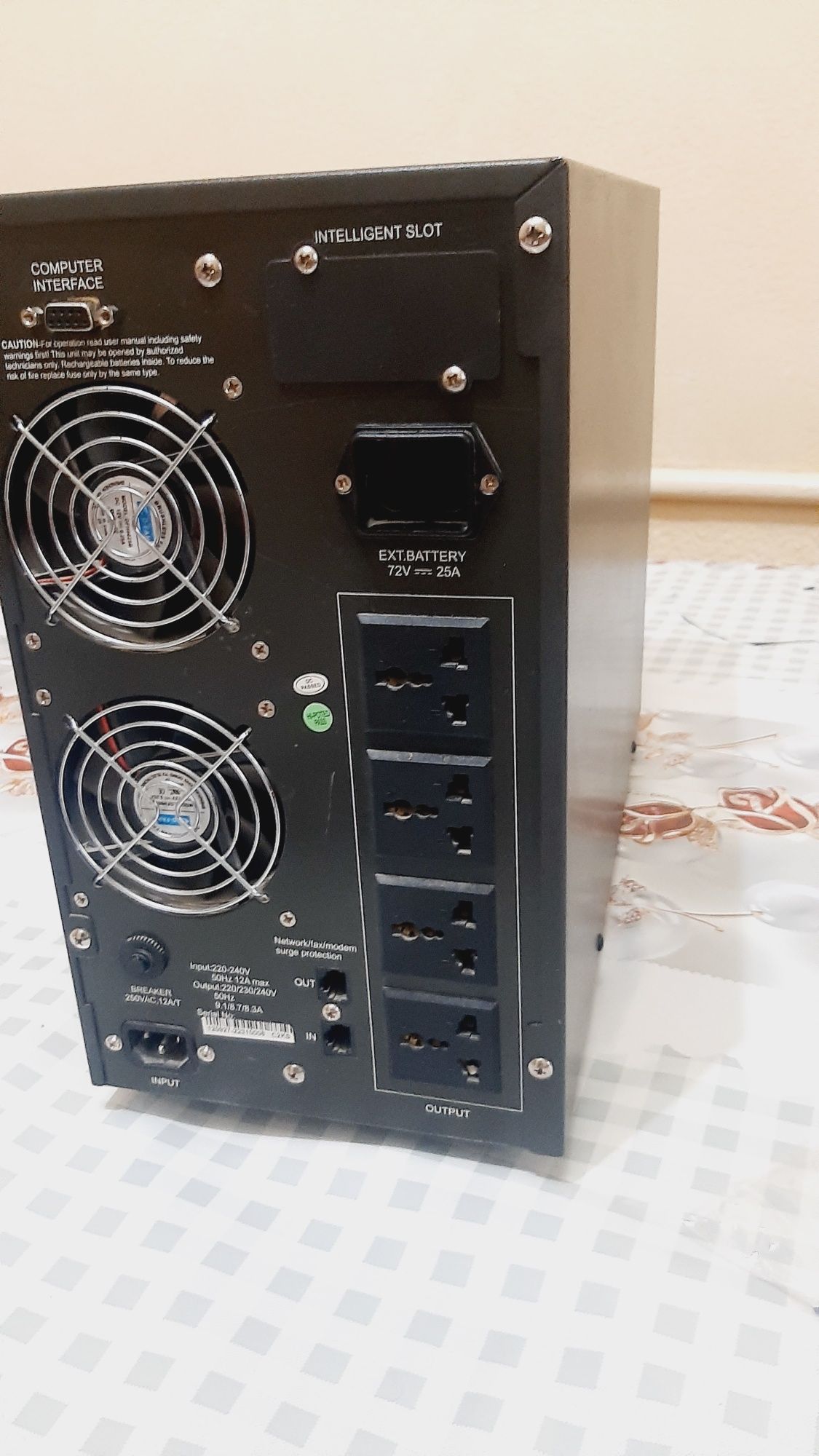 Источник бесперебойного питания VIR-ELECTRIC C2KS 220v online UPS