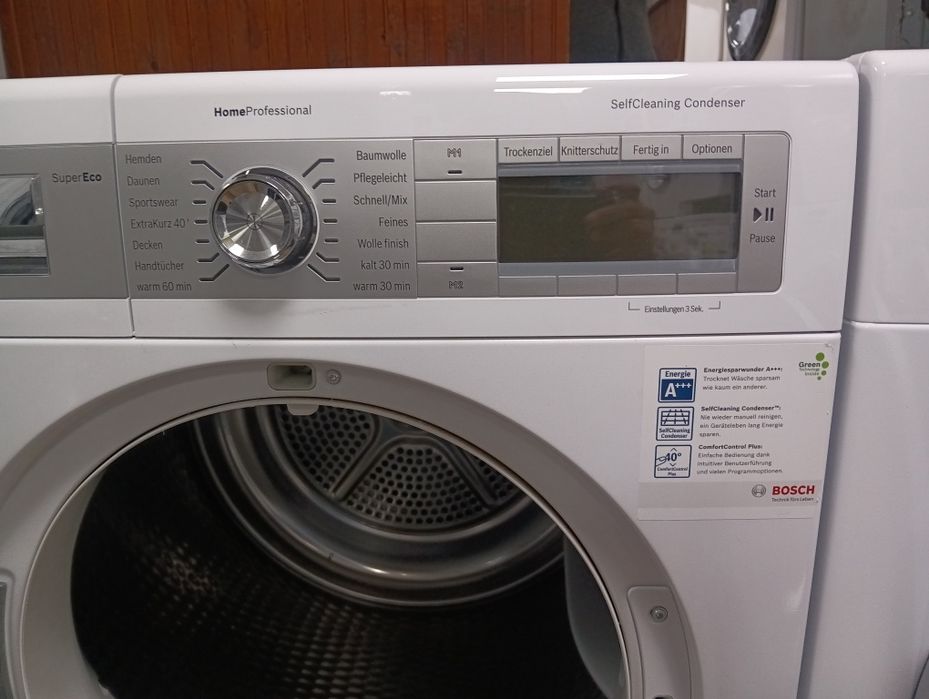 Комплект пералня и сушилня с термопомпа Бош Bosch Home Professional