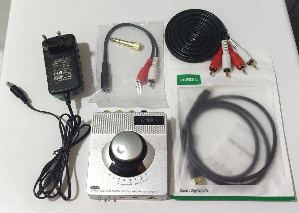 Logilink UA0211 - DAC, amplificator de căşti, convertor Toslink/SPDIF